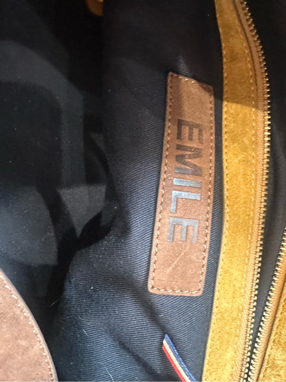 Jerome Dreyfuss Raoul Brown Suede Satchel - Picture 10 of 13